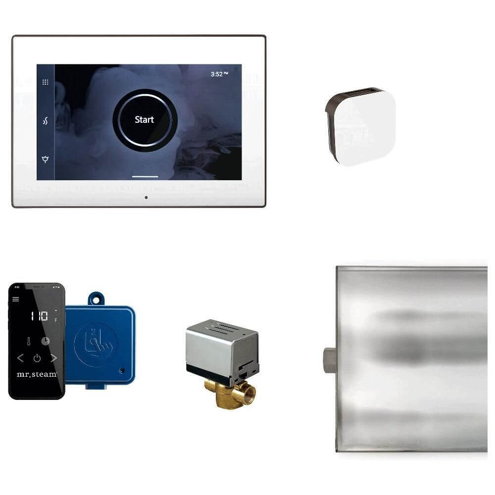Mr. Steam XButler Steam Shower Control Package with iSteamX Control and Aroma Glass SteamHead, view 12, RecovAthlete