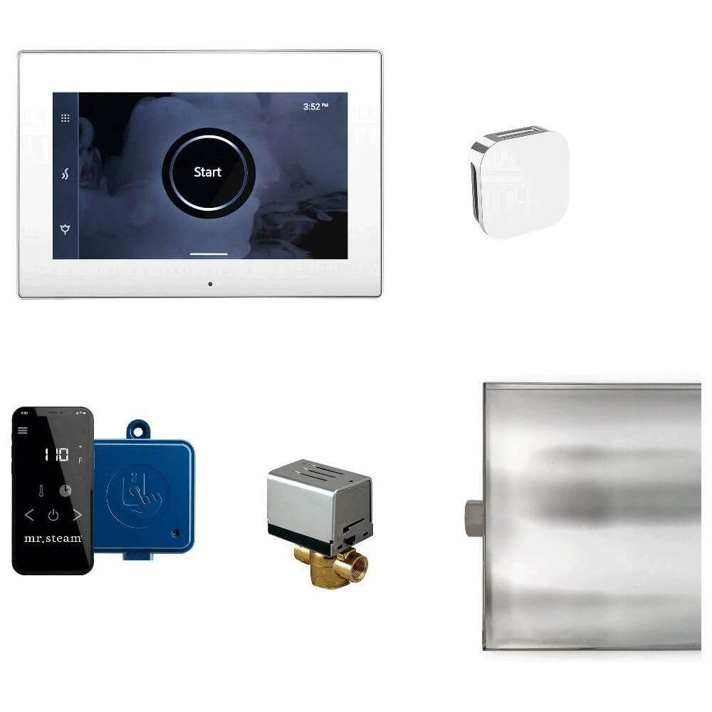 Mr. Steam XButler Steam Shower Control Package with iSteamX Control and Aroma Glass SteamHead, view 14, RecovAthlete