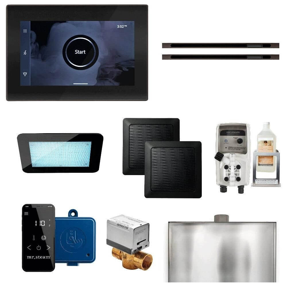 Mr. Steam XDream Max Linear Steam Shower Control Package with iSteamX Control and Linear SteamHead, view 4, RecovAthlete