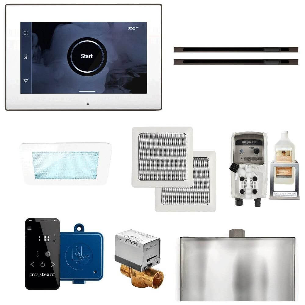Mr. Steam XDream Max Linear Steam Shower Control Package with iSteamX Control and Linear SteamHead, view 12, RecovAthlete