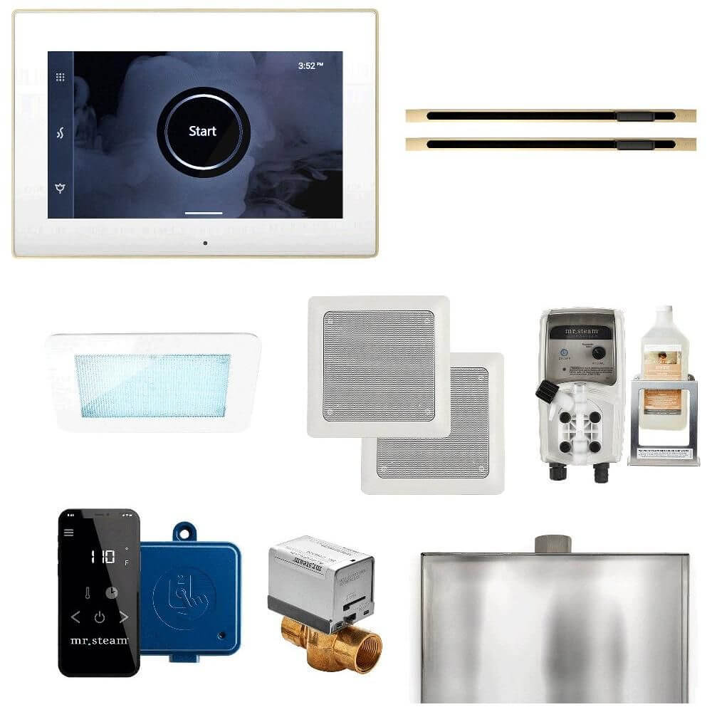 Mr. Steam XDream Max Linear Steam Shower Control Package with iSteamX Control and Linear SteamHead, view 13, RecovAthlete