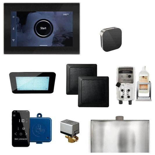 Mr. Steam XDream Steam Shower Control Package with iSteamX Control and Aroma Glass SteamHead, view 2, RecovAthlete