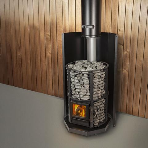 Narvi Inari Plus Wood-Burning Sauna Stove - Image 2