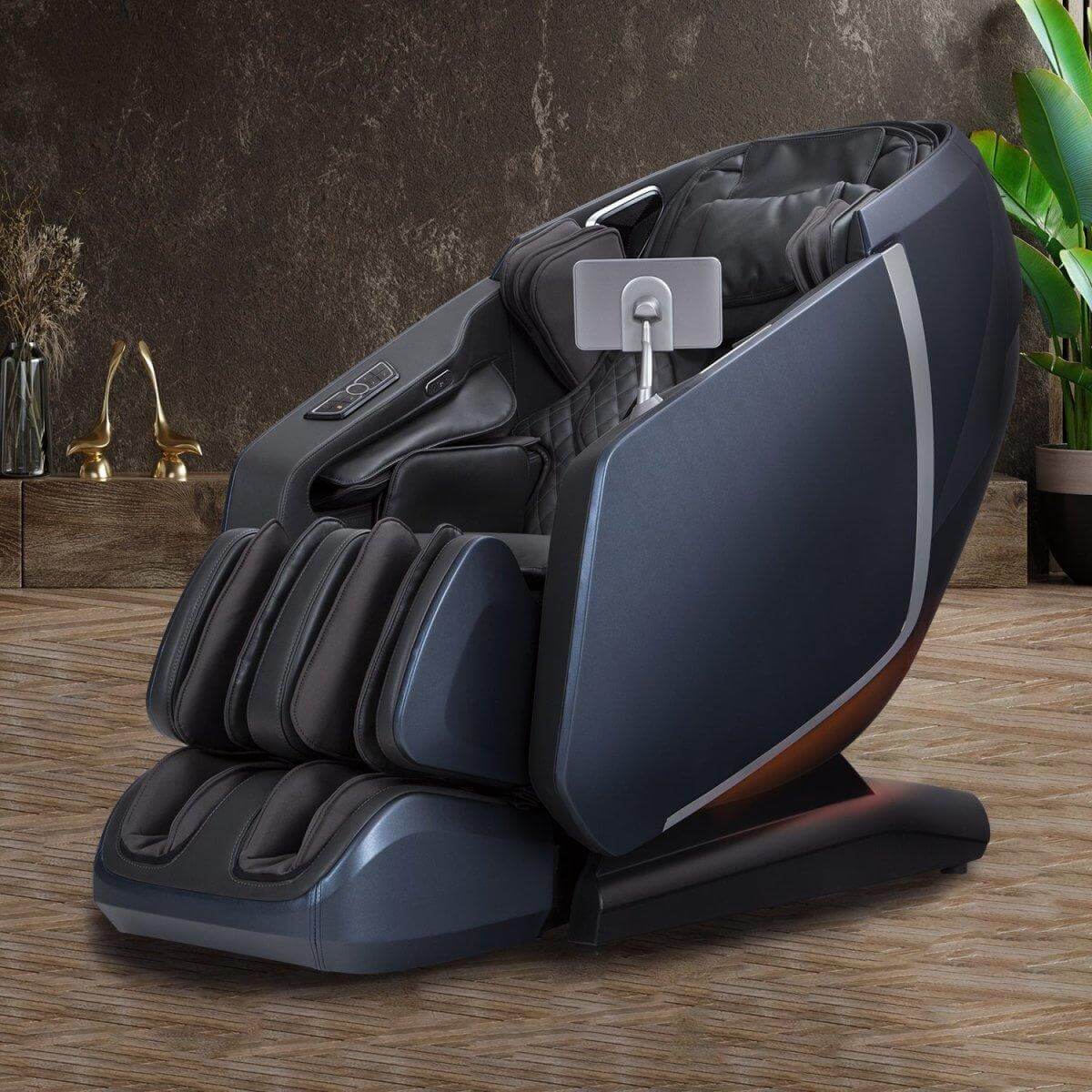Osaki OS-Highpointe 4D Massage Chair - sku-45630732403004BlueCurbside - Free5 Year(3 Years Full Service & Additional 2 Years Parts)Clearance ChairMassage ChairRecovAthlete