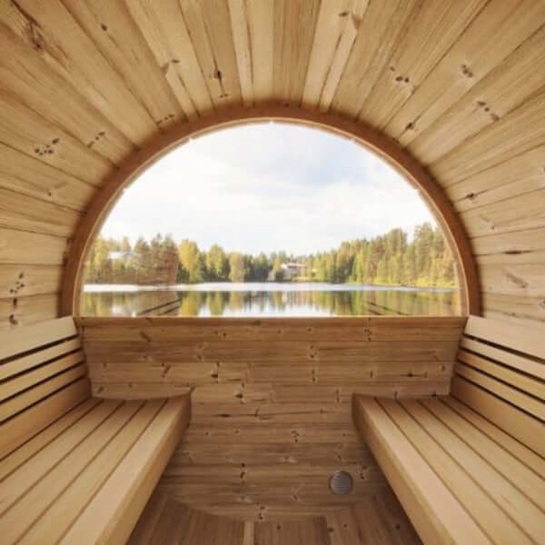 SaunaLife Model E8W Sauna Barrel-Window - My Sauna World