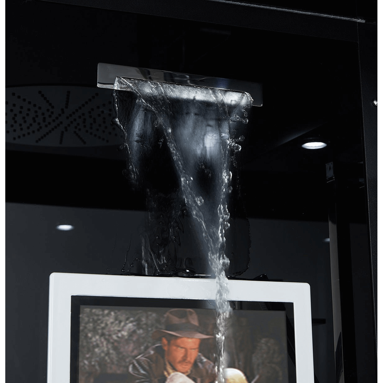 Platinum Anzio Steam Shower - 211BlackLeft10yr Warranty - FREEMayaBathSteam ShowersRecovAthlete