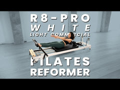 Align Pilates R8-Pro Pilates Reformer in White-Light Commercial Reformer