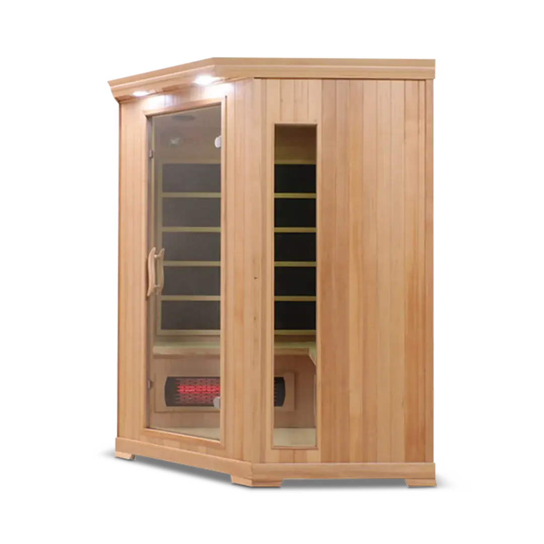 HealthSmart 4 Person Full Spectrum Corner Infrared Sauna