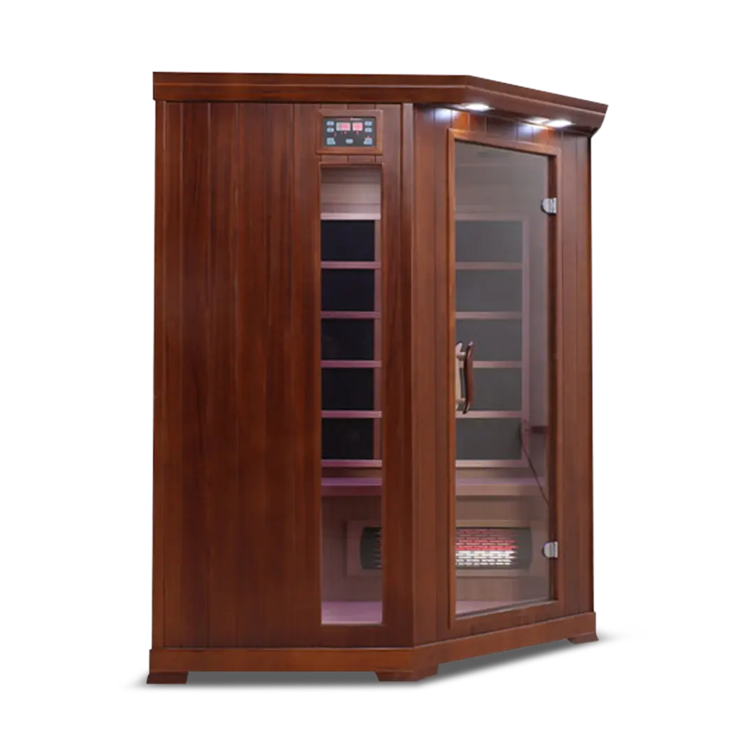 HealthSmart 4 Person Full Spectrum Corner Infrared Sauna