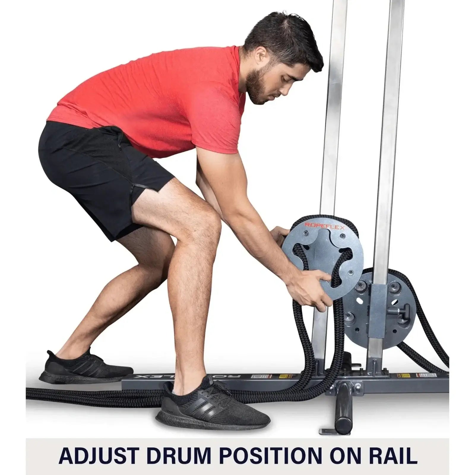 Ropeflex RX1500 Multi-Position Rope Pull Machine Single/Double Drum, view 9, RecovAthlete