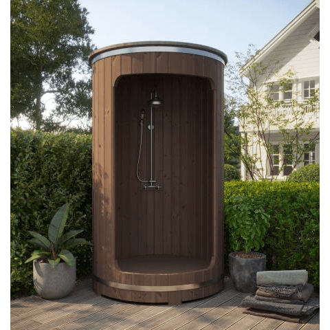 SaunaLife Barrel Shower Model R3 | Rain Series - SL-MODELR3SaunaLifeOutdoor ShowerRecovAthlete