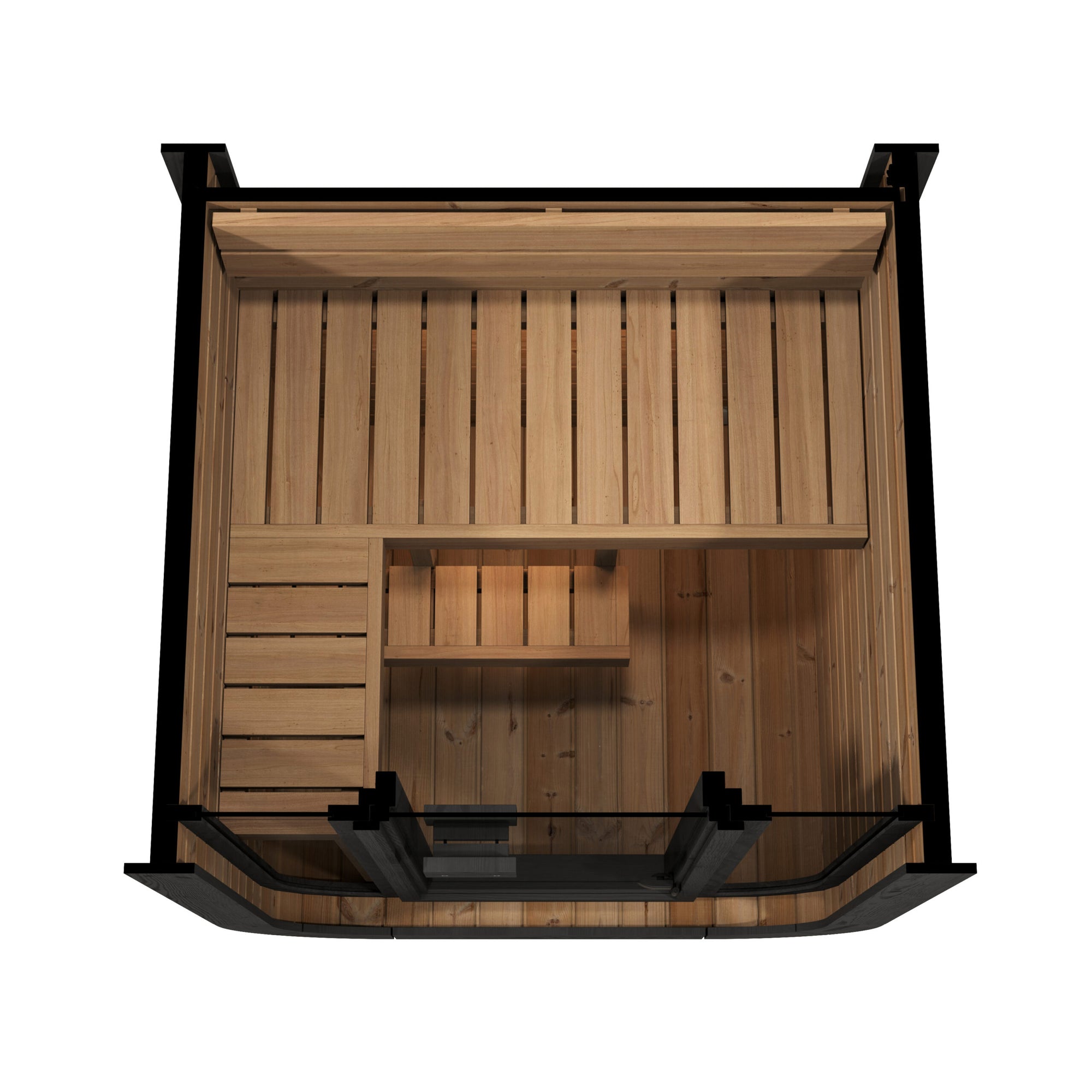 SaunaLife CL3G Cube Sauna – 2-Person Cube-Series Outdoor Home Sauna Kit, view 8, RecovAthlete