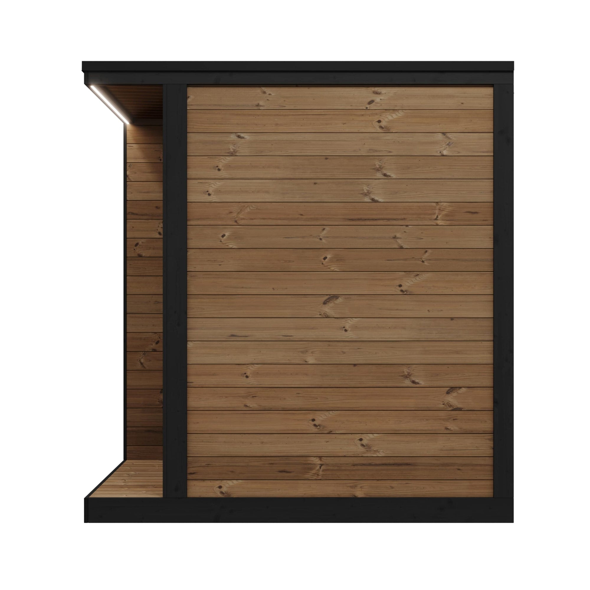 SaunaLife Model GL4 4 Person Garden Luxury Series Outdoor Sauna Kit, view 9, RecovAthlete
