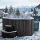 SaunaLife S2BC Cold Plunge Tub With Chiller | 2 Person