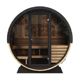 SaunaLife EE6G Sauna – 4-Person Outdoor Barrel Sauna | Ergo Elegance Series