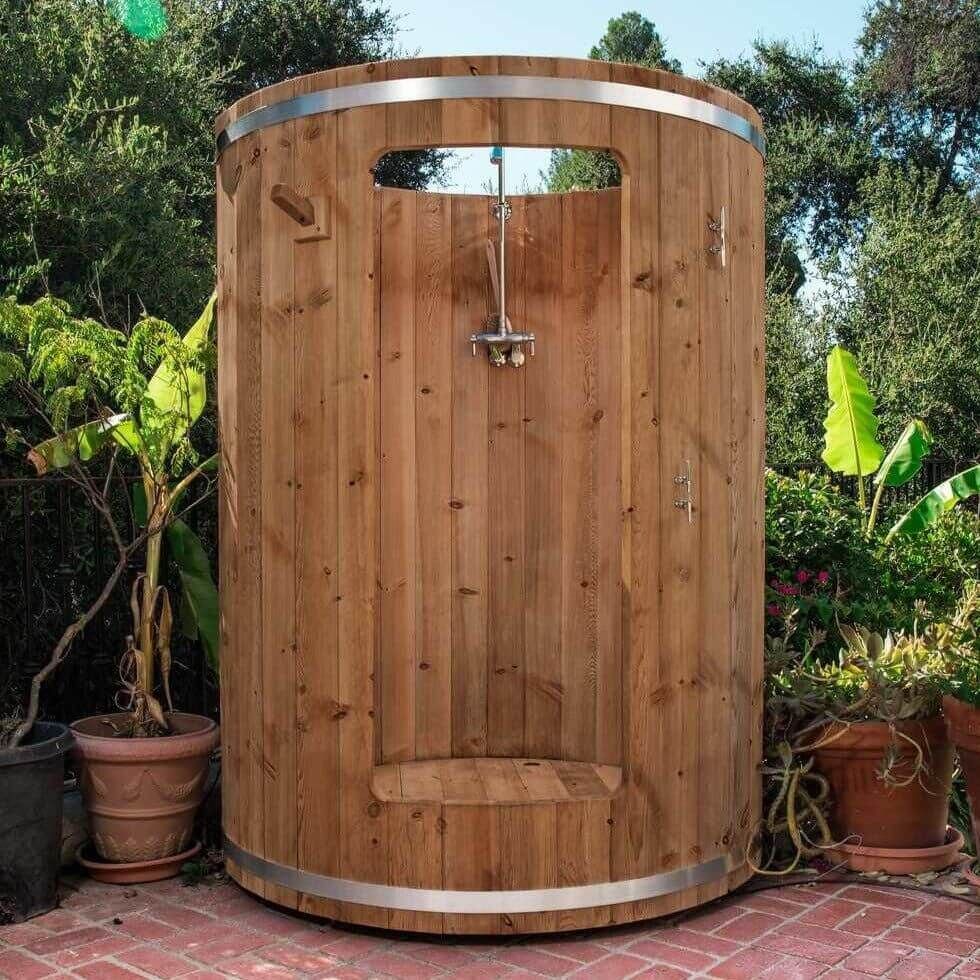 Leisurecraft Rainbow Outdoor Shower Knotty/Clear Red Cedar