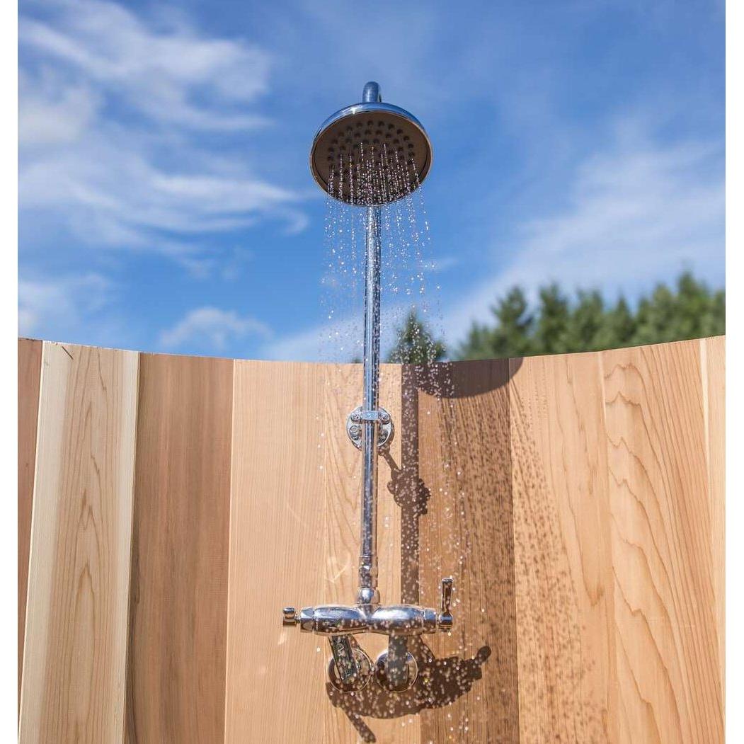 Dundalk Leisurecraft Rainbow Outdoor Shower Knotty/Clear Red Cedar - Select Saunas