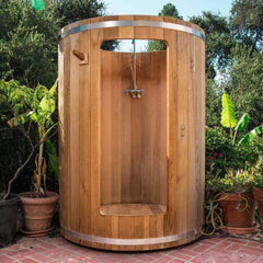 Dundalk Leisurecraft Rainbow Outdoor Shower Knotty/Clear Red Cedar - Select Saunas