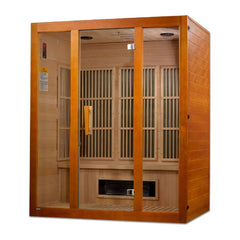 Maxxus 3-Person Low EMF FAR Infrared Sauna Canadian Hemlock - Select Saunas