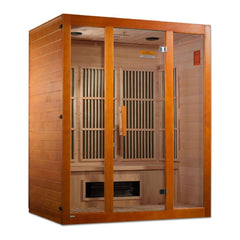 Maxxus 3-Person Low EMF FAR Infrared Sauna Canadian Hemlock - Select Saunas