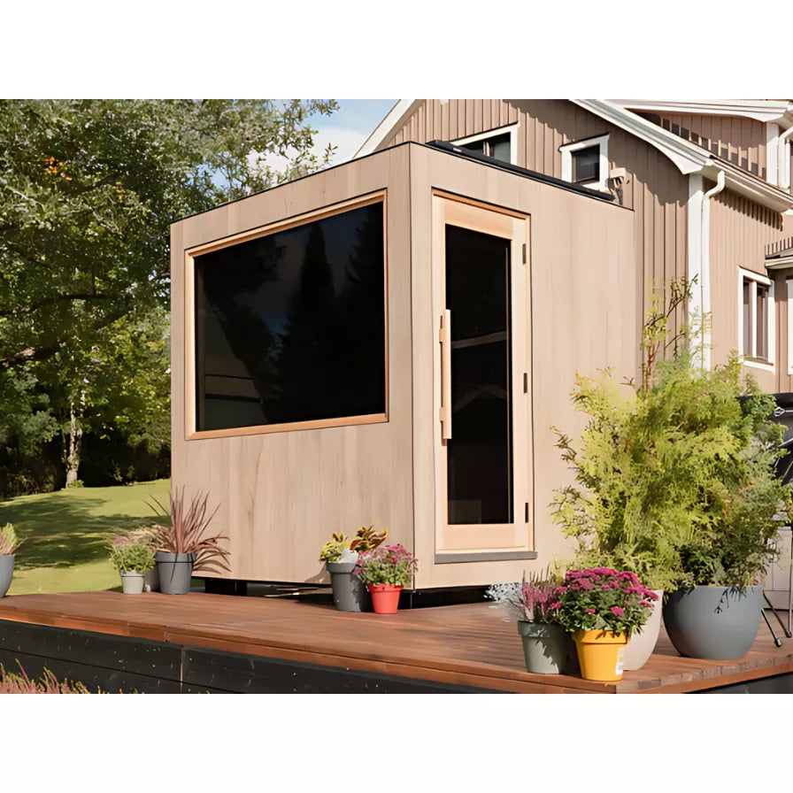 Solaris Sauna Cabin – Solar-Powered Sauna Pre-assembled | ThermaSol