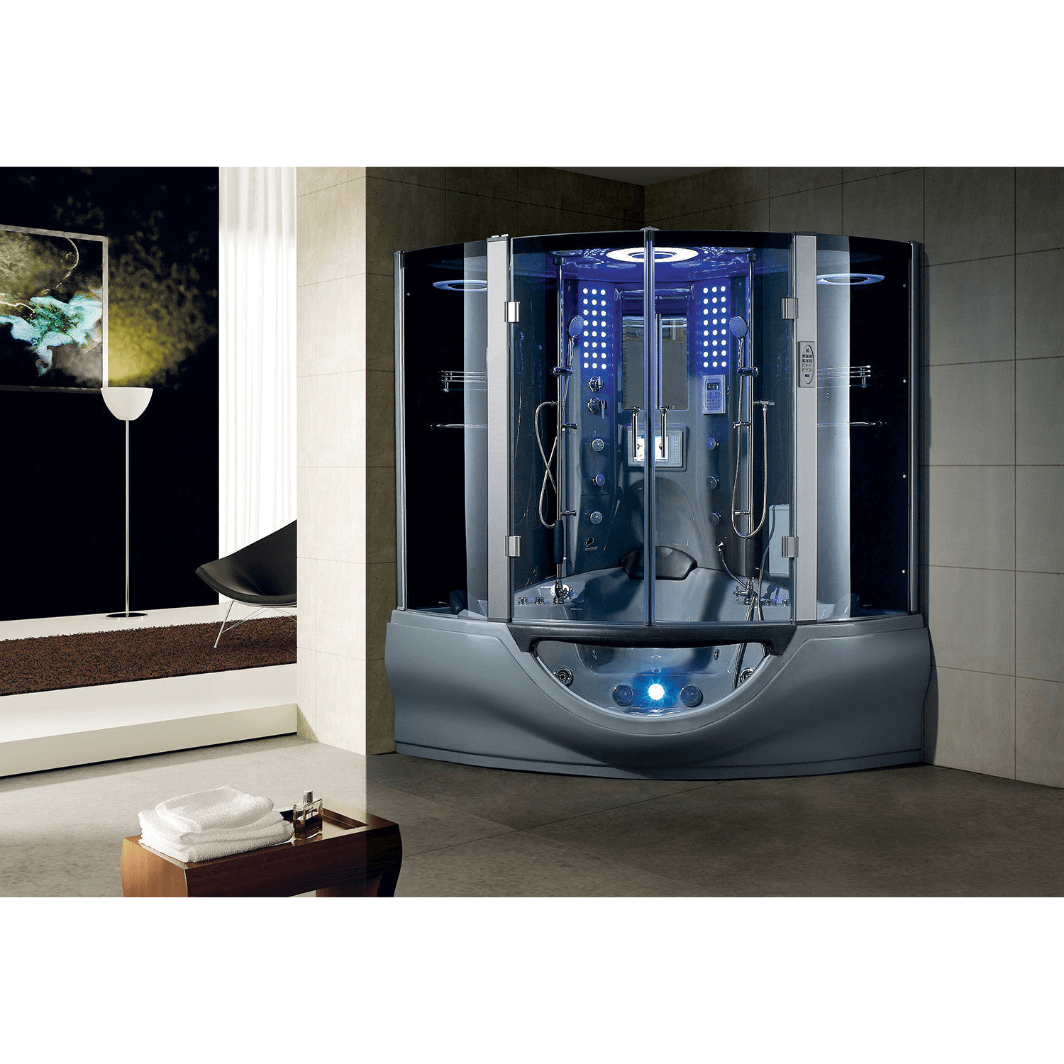 Maya Bath Valencia Steam Shower, view 3, RecovAthlete