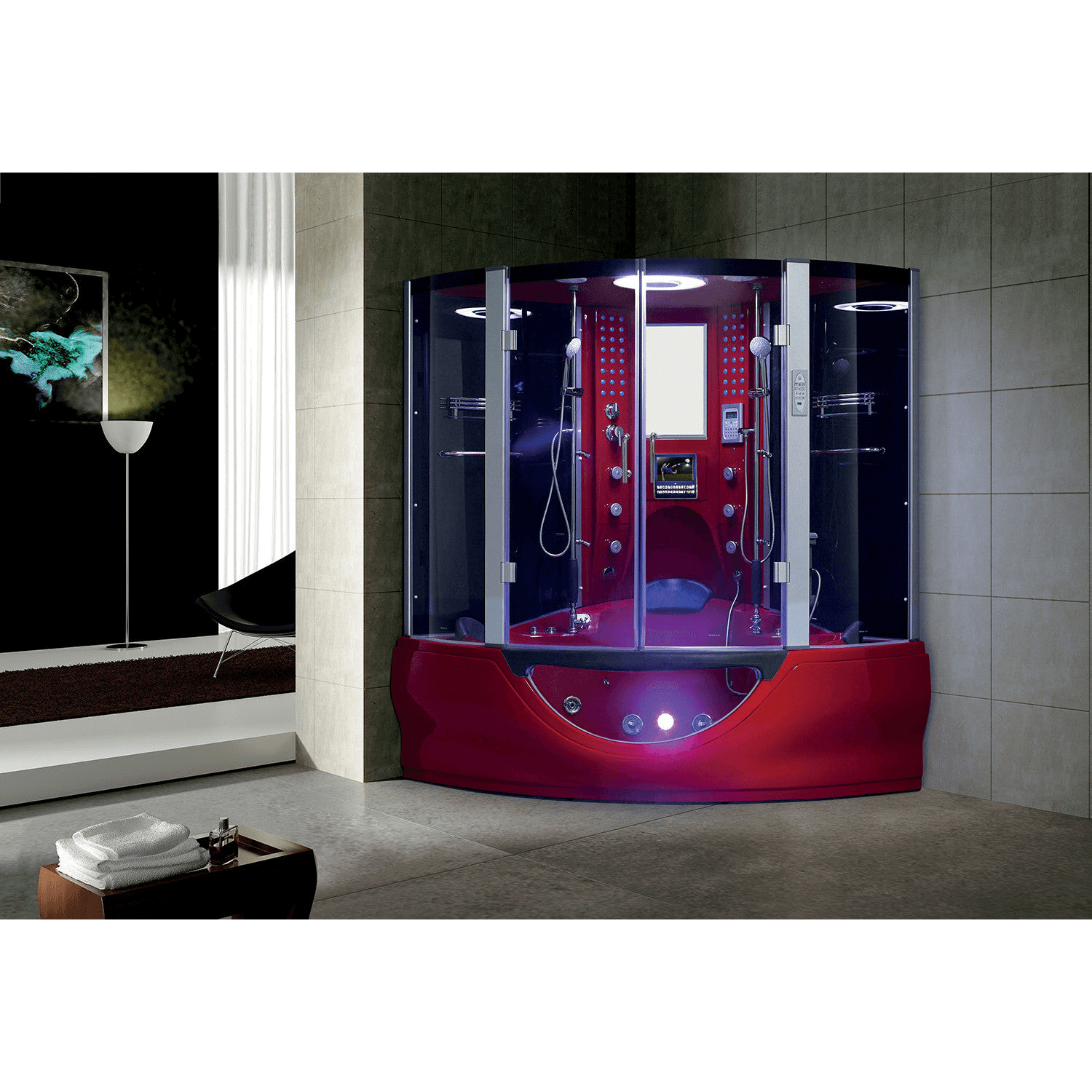 Maya Bath Valencia Steam Shower, view 4, RecovAthlete
