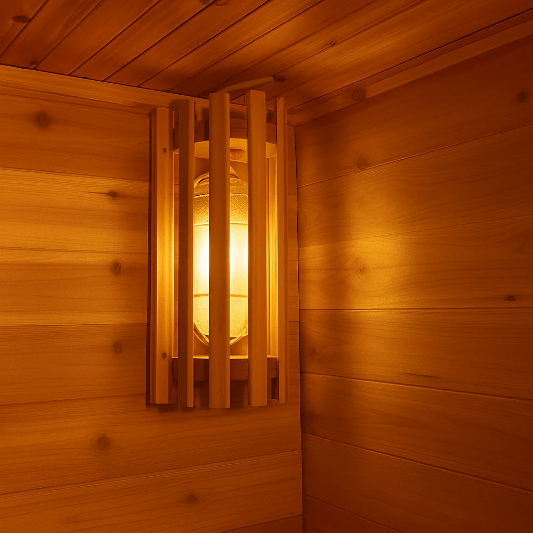 Sunray Saunas Sunray Denali 4-Person Contemporary Outdoor Sauna with Harvia Heater
