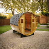 Sunray Traditional Saunas Sunray Galley 4-Person Traditional Barrel Sauna
