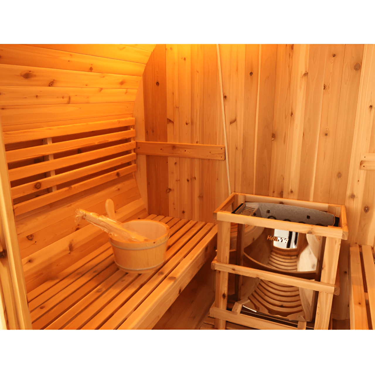 Sunray Traditional Saunas Sunray Galley 4-Person Traditional Barrel Sauna