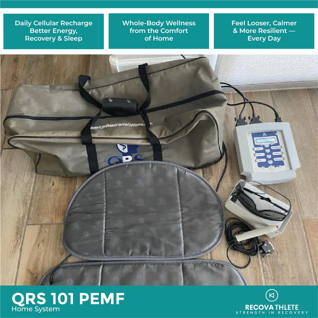 QRS 101 PEMF Home System, view 4, RecovAthlete