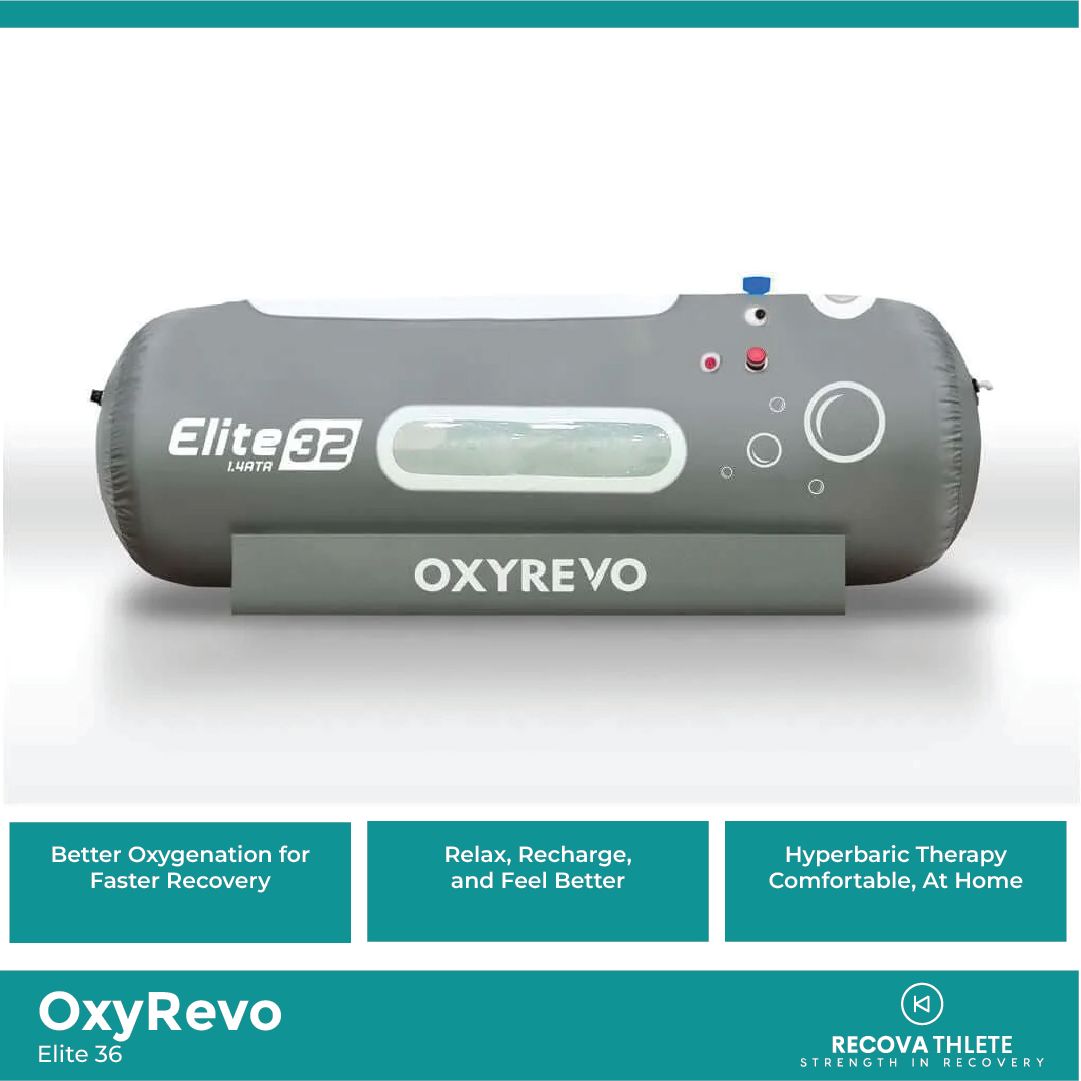 OxyRevo Elite 36 1.4 ATA Portable Lying Hyperbaric Chamber, view 4, RecovAthlete