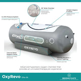OxyRevo Elite 36 1.4 ATA Portable Lying Hyperbaric Chamber, view 5, RecovAthlete
