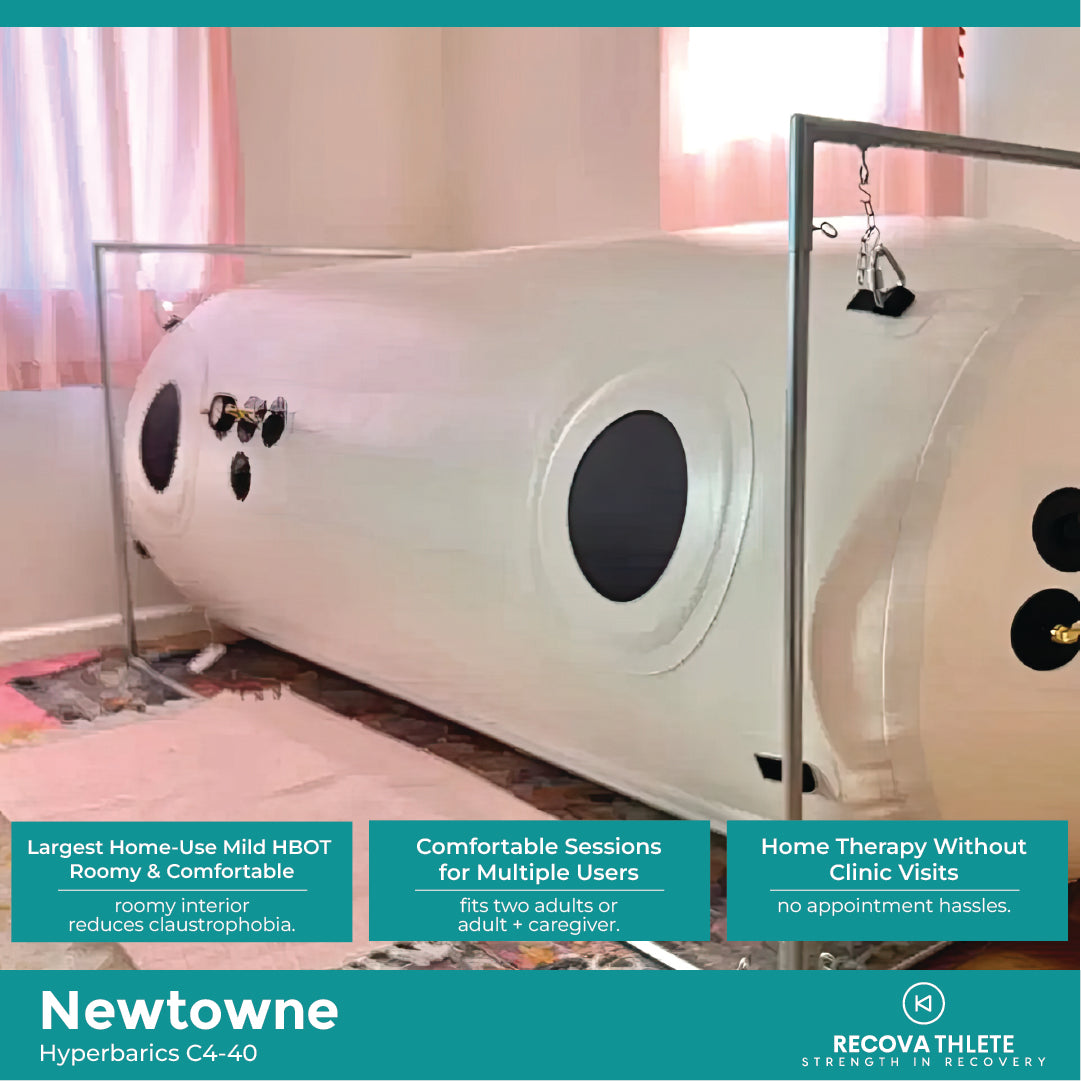 Newtowne Hyperbarics C4‑40 (40″) Hyperbaric Chamber, view 3, RecovAthlete