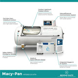 Macy-Pan HP2202 2.0 ATA Hard Shell Hyperbaric Chamber, view 4, RecovAthlete