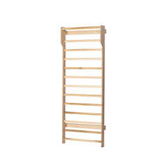 Wood Swedish Ladder Stall Bar for PSSE Therapy; Oval Rungs - PSSE Bars 1PoplarBeyond BalanceFitness and Physical Therapy EquipmentRecovAthlete