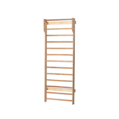 Wood Swedish Ladder Stall Bar for PSSE Therapy; Oval Rungs - PSSE Bars 3BeechBeyond BalanceFitness and Physical Therapy EquipmentRecovAthlete