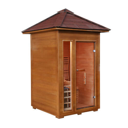 Sunray Bristow 2-Person Outdoor Traditional Sauna HL200D2, view 2, RecovAthlete