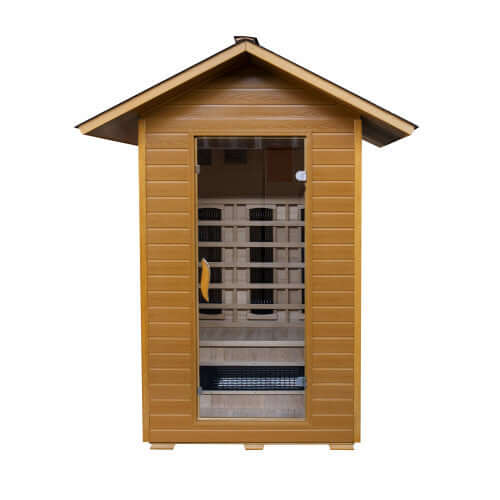 Sunray Burlington 2-Person Outdoor Sauna HL200D, view 2, RecovAthlete