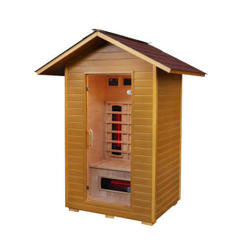 Sunray Burlington 2-Person Outdoor Sauna HL200D, RecovAthlete
