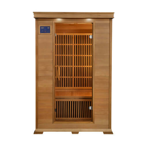 Sunray Evansport 2 Person Hemlock Sauna HL200C, RecovAthlete