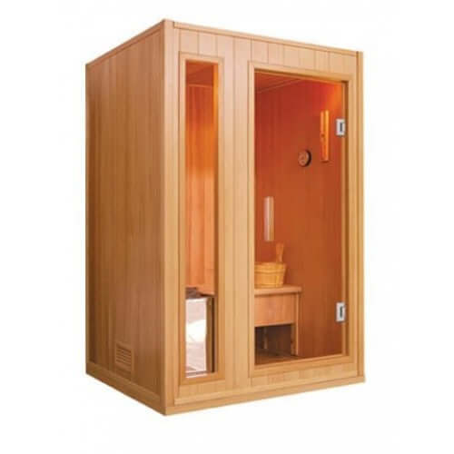 Sunray Baldwin 2 Person Traditional Sauna hl200sn, view 2, RecovAthlete