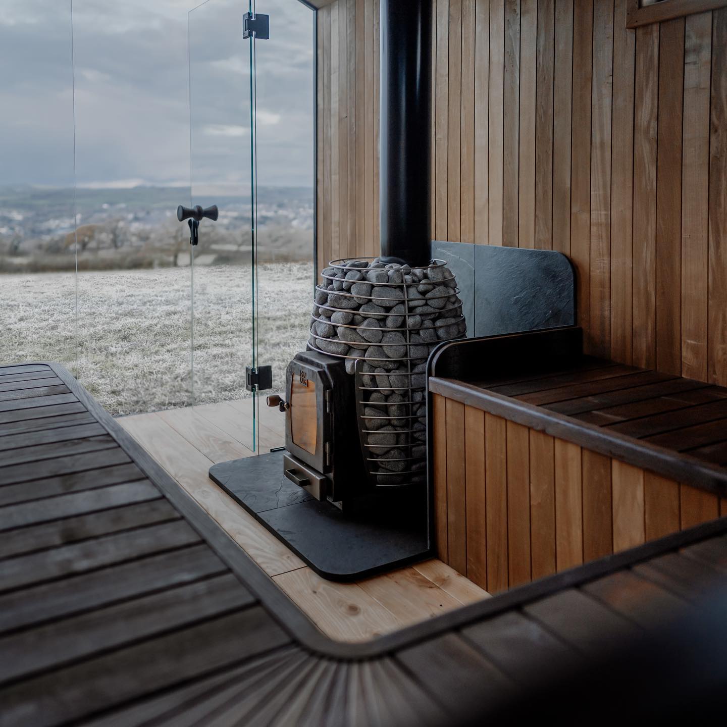HUUM HIVE HEAT Wood Burning Sauna Stove 12kW, view 4, RecovAthlete