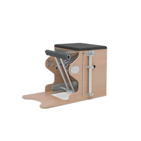 BASI Systems Pilates Wunda Chair with hanldles in rest position