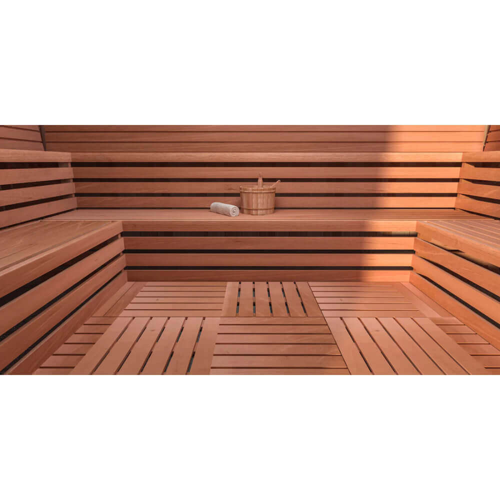 Scandia Sauna Duckboard Flooring, view 6, RecovAthlete