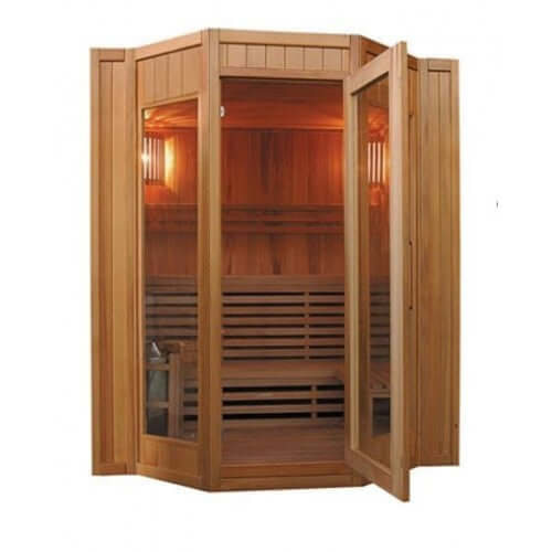 SunRay Tiburon 4-Person Indoor Traditional Sauna HL400SN, view 4, RecovAthlete