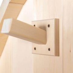 Dundalk Single White Cedar Towel Hook