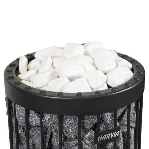 Harvia Decorative Sauna Stones 2-4" / 44lbs | AC4000, view 2, RecovAthlete