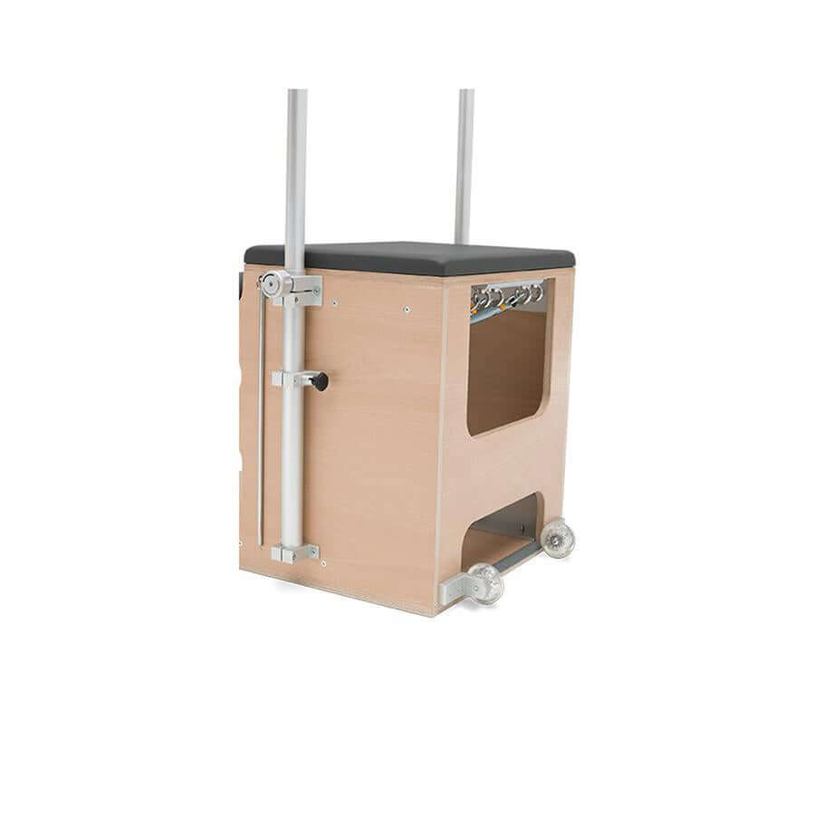 BASI Systems Pilates Wunda Chair wheels view