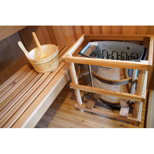 Sunray Charleston 4 Person Indoor Traditional Sauna HL400TN, view 4, RecovAthlete